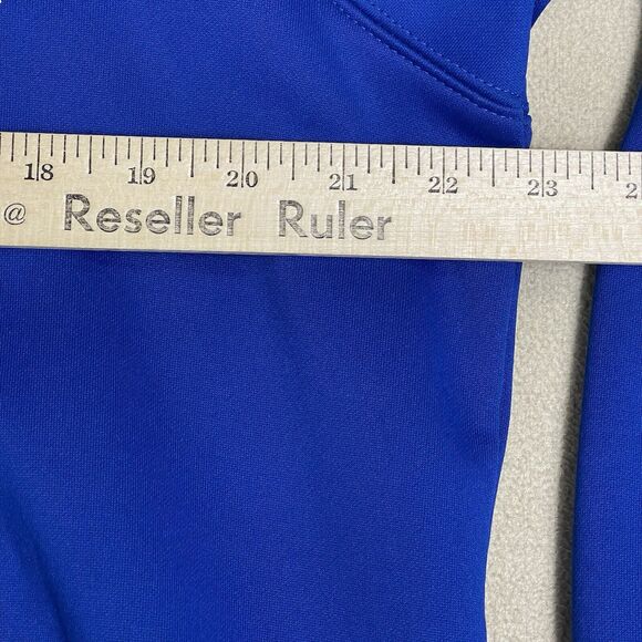 Adidas Hoodie Mens Large Blue Bulldogs Sweatshirt Pullover Sweater Adult - Picture 5 of 11